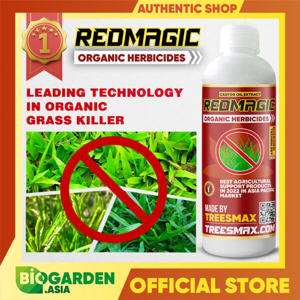 RedMagic - The Ultimate Organic Herbicide (GrassKiller) from Castor Oil