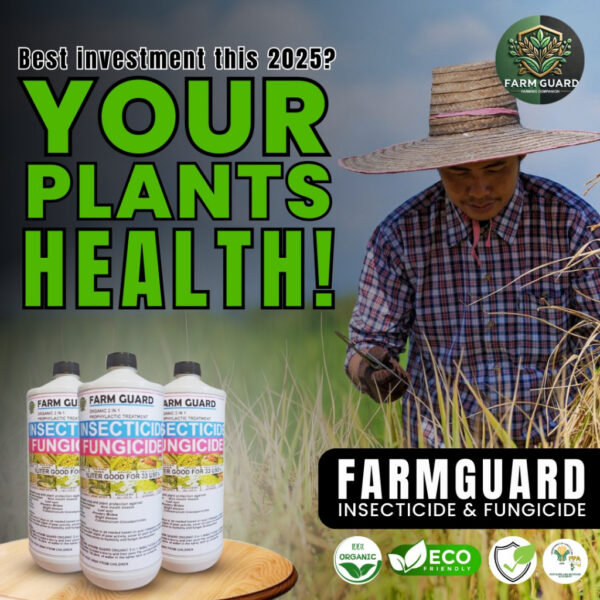 FARMGUARD  2-IN-1 ORGANIC INSECTICIDE & FUNGICIDE [ FARM GUARD Premium] [250ML - 1000ML]